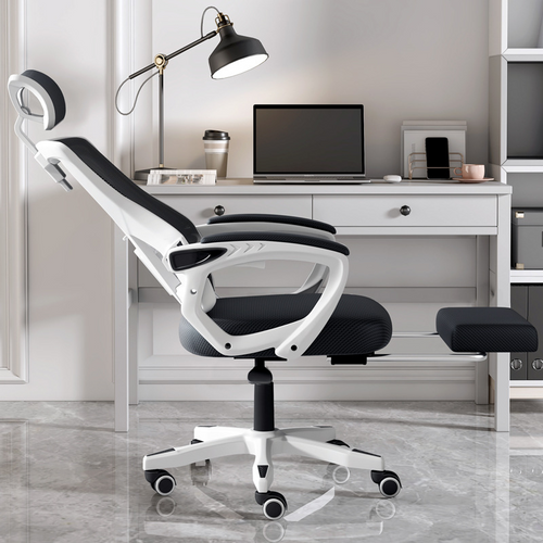 Mesh Ergonomic Office Chair with Footrest