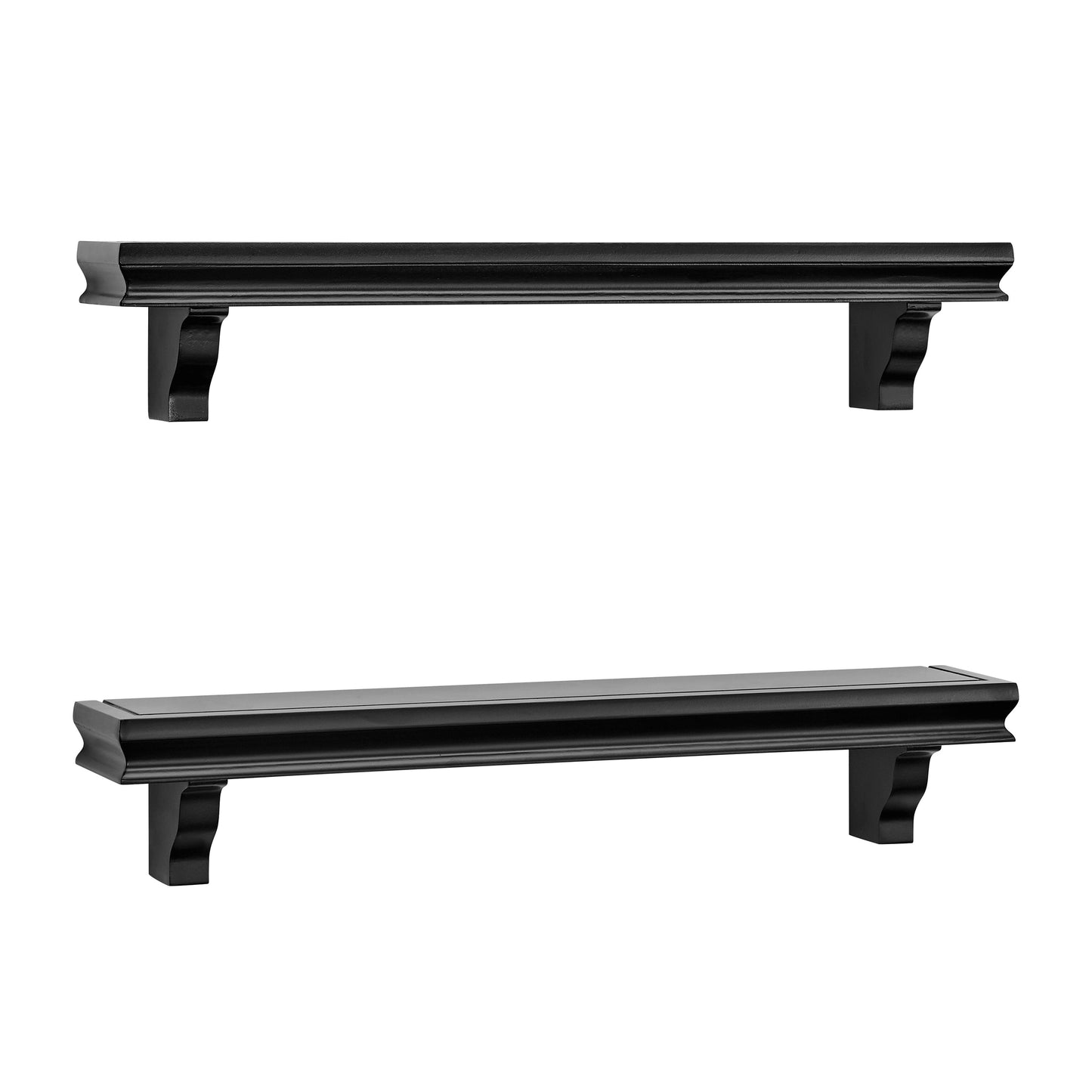 24" Floating Display Ledge Shelves (Set of 2)