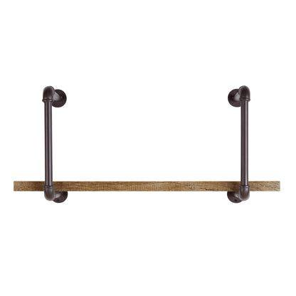 Industrial Pipe Wall Shelf