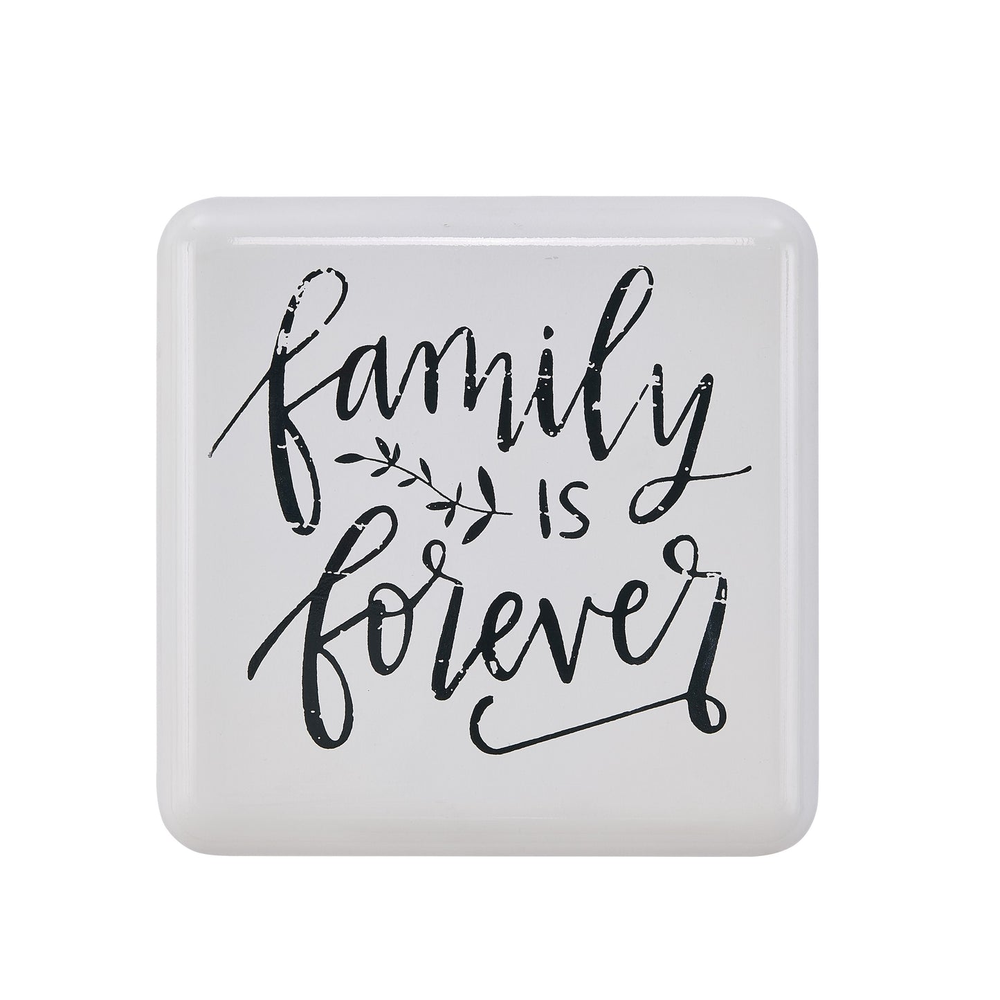 Farmhouse Home Décor Metal Wall Art "Family is Forever"