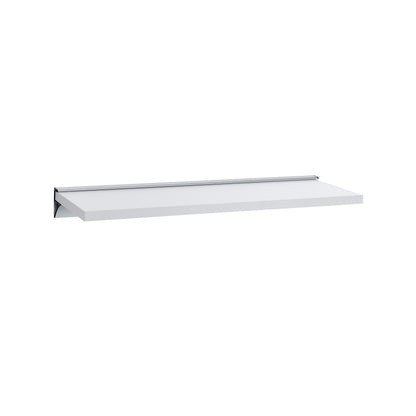 24 in Floating Shelf on Aluminum Bar