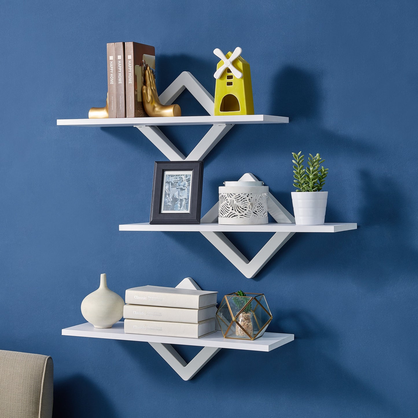 Diamonds Three Level Shelving System