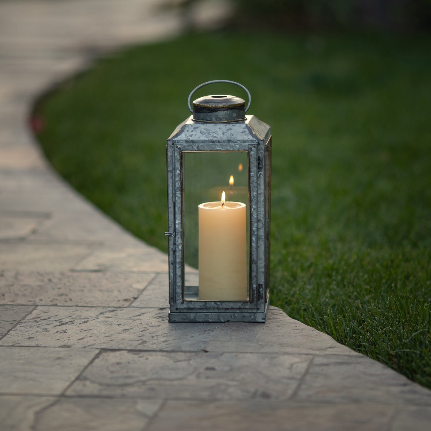 Alberta 13 in. Galvanized Lantern