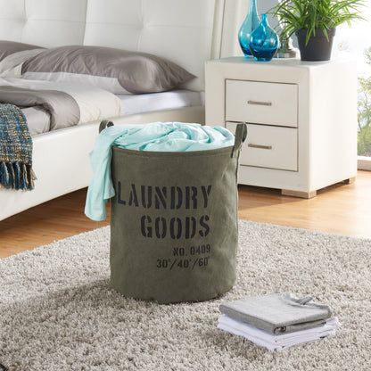 Army Canvas Laundry Bucket