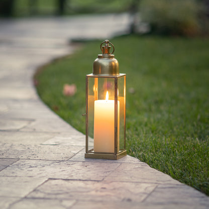 Barths 14 in.  Lantern - Brass