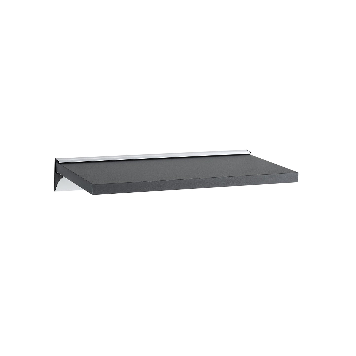 16 in Floating Shelf on Aluminum Bar