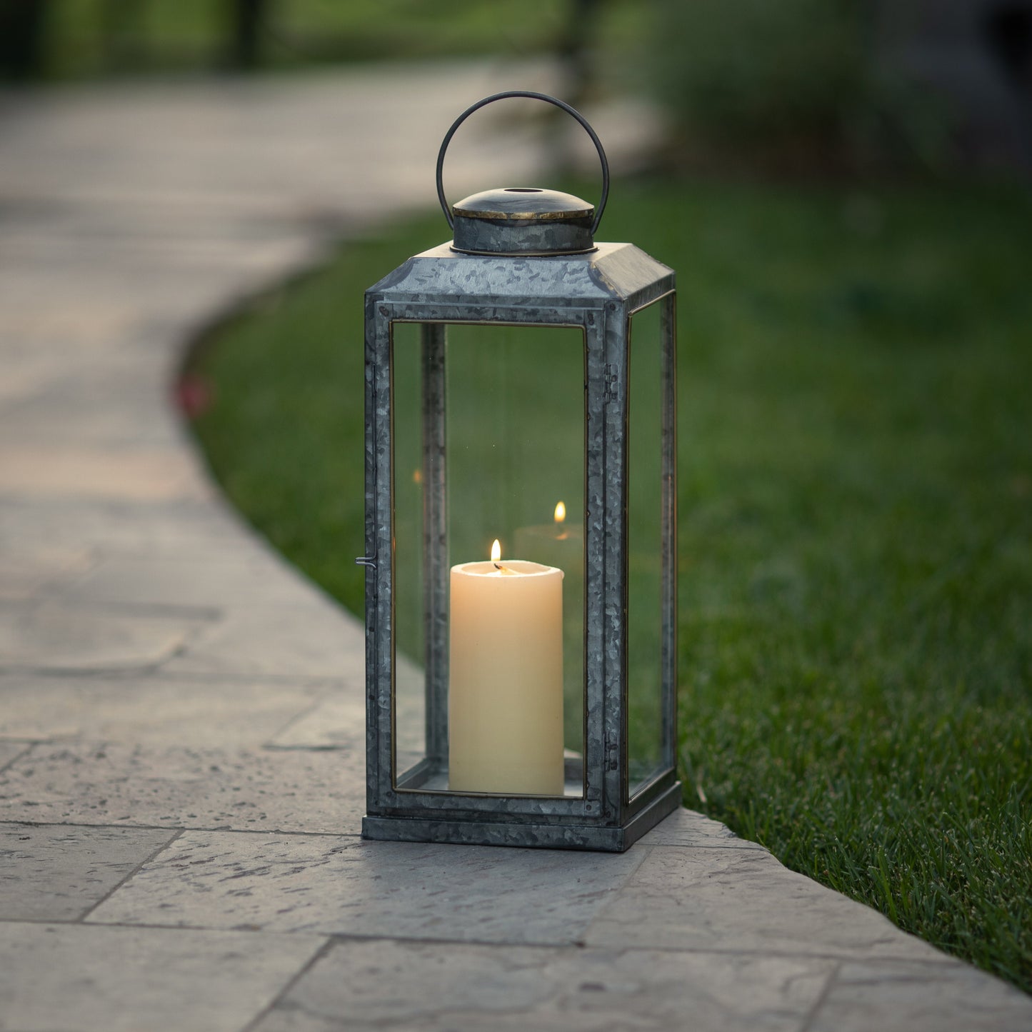 Alberta 17 in. Galvanized Lantern