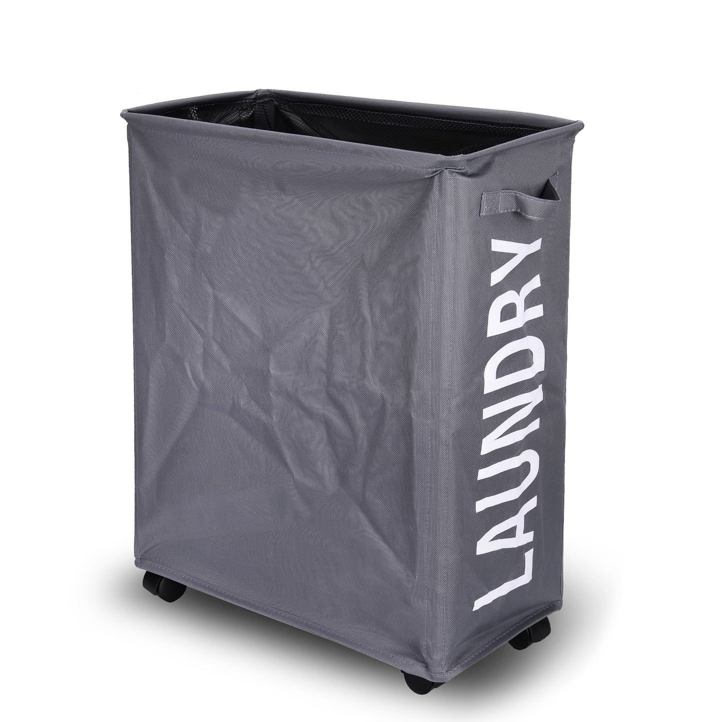 Collapsible Waterproof Folding Laundry Hamper on Wheels