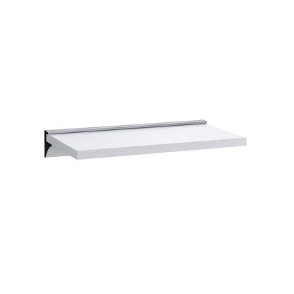 16 in Floating Shelf on Aluminum Bar