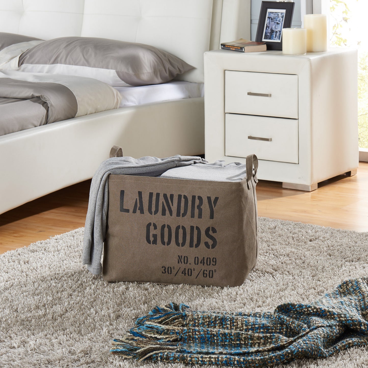 Army Canvas Laundry Basket