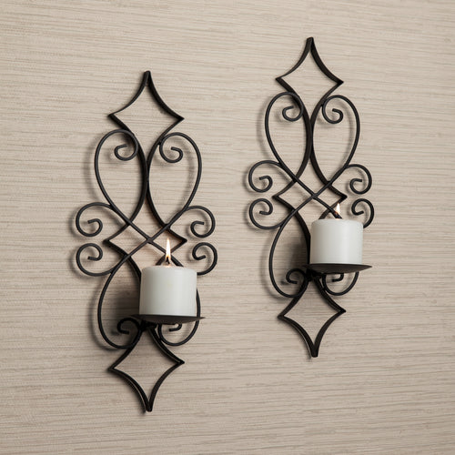 Casablanca Candle Sconce Set